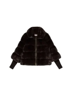 Oltre Płaszcz zimowy 0076R000471N032 Brązowy Boxy Fit