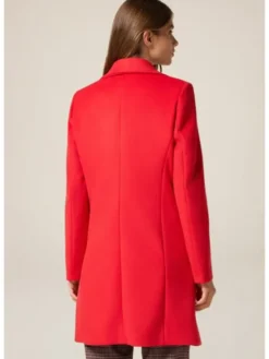 Oltre Płaszcz zimowy 8723R001290N016 Czerwony Regular Fit