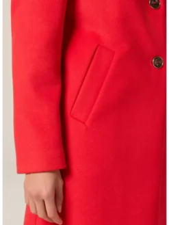 Oltre Płaszcz zimowy 8723R001290N016 Czerwony Regular Fit