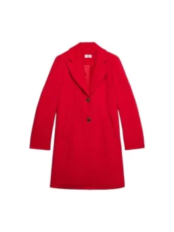Oltre Płaszcz zimowy 8723R001290N016 Czerwony Regular Fit