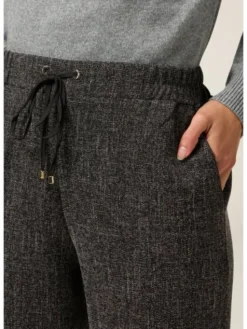 Oltre Spodnie materiałowe P00IJ002423N033 Szary Boy Fit