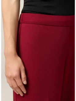 Oltre Spodnie materiałowe P274J002362N026 Czerwony Baggy Fit