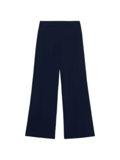 Oltre Spodnie materiałowe P274J002362N034 Niebieski Baggy Fit