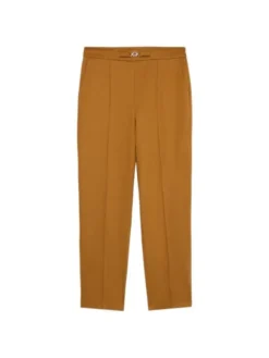 Oltre Spodnie materiałowe P734R008768N012 Brązowy Regular Fit