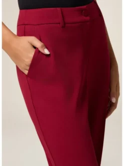 Oltre Spodnie materiałowe P079R008667N026 Czerwony