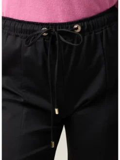 Oltre Spodnie materiałowe P263R009066N033 Czarny Boy Fit