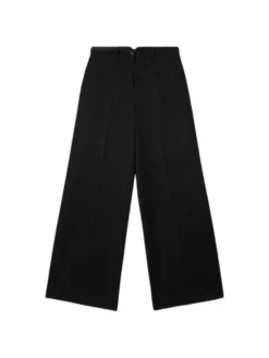Oltre Spodnie materiałowe P01XR009262N033 Czarny Baggy Fit