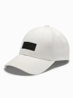 Ombre Czapka z daszkiem OM-ACCS-0104 Écru
