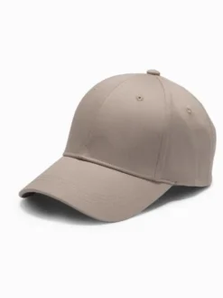 Ombre Czapka z daszkiem OM-ACCS-0105 Beżowy
