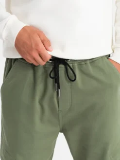 Ombre Joggery OM-PAJO-0199 Khaki Regular Fit