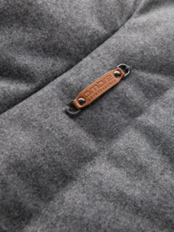 Ombre Kamizelka OM-JAVJ-0200 Szary Regular Fit