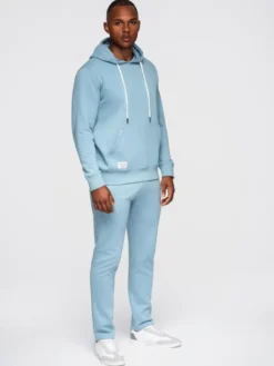 Ombre Komplet dresowy Z120 Błękitny Regular Fit