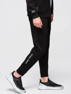 Ombre Komplet dresowy Z115 Czarny Regular Fit