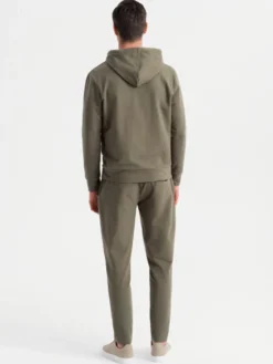 Ombre Komplet dresowy Z107 Khaki Regular Fit