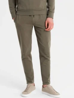 Ombre Komplet dresowy Z107 Khaki Regular Fit
