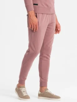 Ombre Komplet dresowy Z84 Różowy Regular Fit