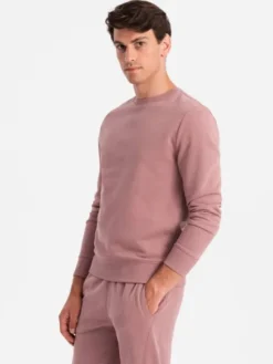 Ombre Komplet dresowy Z84 Różowy Regular Fit