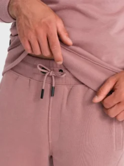 Ombre Komplet dresowy Z84 Różowy Regular Fit