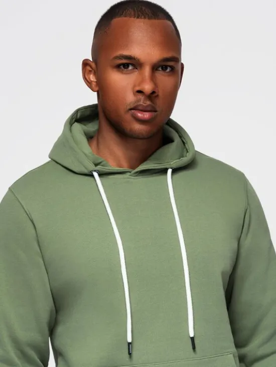 Ombre Komplet dresowy Z120 Zielony Regular Fit