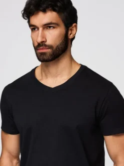 Ombre Komplet t-shirtów OM-TSBS-0281 Kolorowy Regular Fit