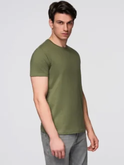 Ombre Komplet t-shirtów OM-TSBS-0268 Kolorowy Regular Fit