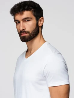 Ombre Komplet t-shirtów OM-TSBS-0281 Kolorowy Regular Fit