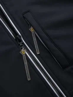 Ombre Kurtka przejściowa OM-JANP-0292 Czarny Regular Fit