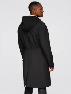 Ombre Kurtka zimowa OM-JAPJ-0314 Czarny Regular Fit