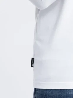 Ombre Longsleeve OM-LSCL-0110 Biały Regular Fit