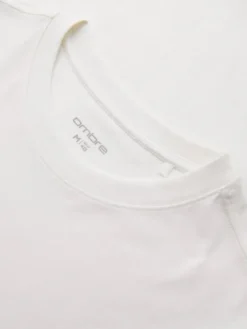Ombre Longsleeve OM-LSPT-0136 Biały Regular Fit