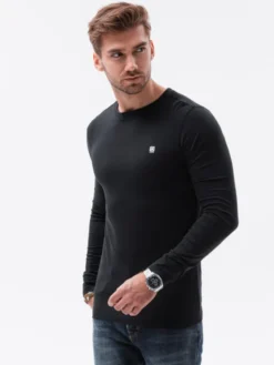 Ombre Longsleeve Z40 Czarny Regular Fit