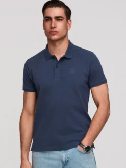 Ombre Polo OM-POBS-0171 Kolorowy Regular Fit