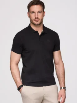 Ombre Polo OM-POBS-0171 Kolorowy Regular Fit