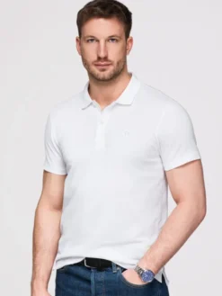 Ombre Polo OM-POBS-0171 Kolorowy Regular Fit