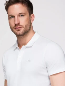 Ombre Polo OM-POBS-0171 Kolorowy Regular Fit