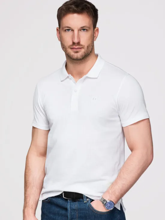 Ombre Polo OM-POBS-0171 Kolorowy Regular Fit