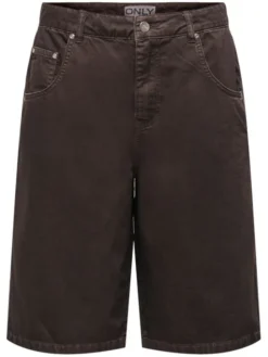 ONLY Bermudy Mate 15374734 Brązowy Loose Fit
