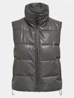 ONLY Bezrękawnik Anja 15316064 Szary Regular Fit