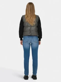 ONLY Bezrękawnik Anja 15316064 Szary Regular Fit