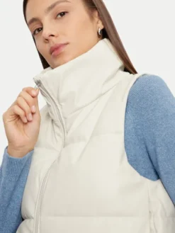 ONLY Bezrękawnik Elsie 15322028 Beżowy Regular Fit