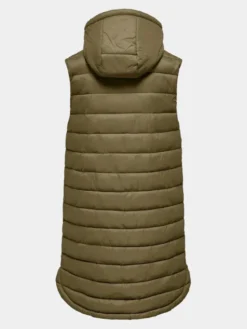 ONLY Bezrękawnik Melody 15258350 Khaki Regular Fit