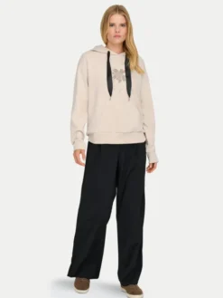 ONLY Bluza Fancy 15370578 Beżowy Regular Fit