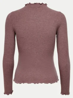 ONLY Bluzka Emma 15180040 Różowy Slim Fit