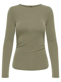 ONLY Bluzka Free Life 15365605 Zielony Regular Fit
