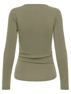 ONLY Bluzka Free Life 15365605 Zielony Regular Fit