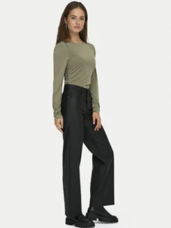 ONLY Bluzka Free Life 15365605 Zielony Regular Fit