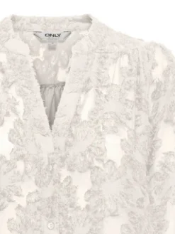ONLY Bluzka Korsa 15360837 Beżowy Oversize