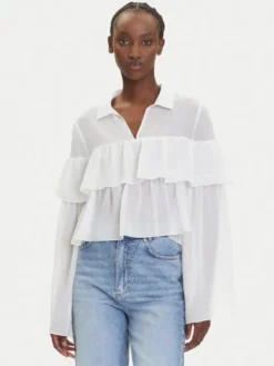 ONLY Bluzka Suzzi 15360661 Biały Regular Fit