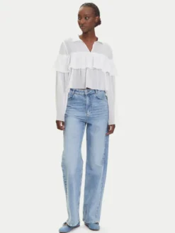 ONLY Bluzka Suzzi 15360661 Biały Regular Fit