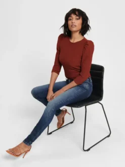 ONLY Jeansy Shape 15159137 Granatowy Skinny Fit